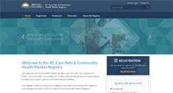 Desktop Screenshot of cachwr.bc.ca